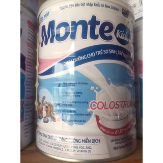 Sữa bột monte kids colostrum 900g 6-36 tháng.