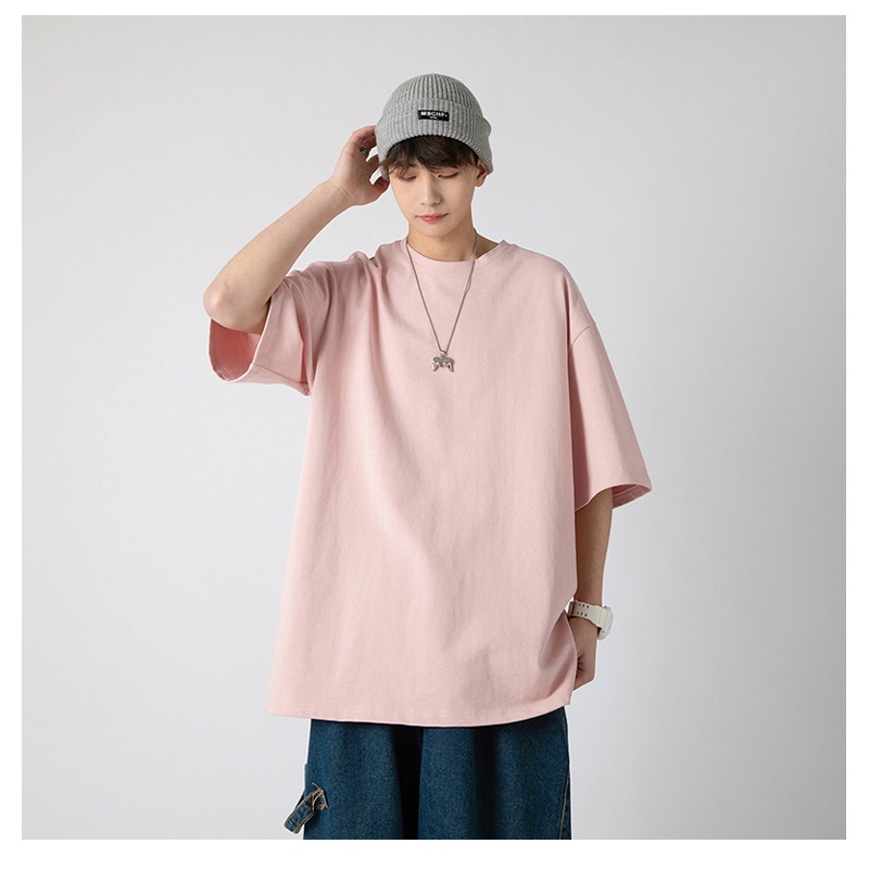 Áo thun nam nữ unisex tay lỡ NGẪU NHIÊN phông tay ngắn form rộng teen cổ tròn oversize cotton giá rẻ basic đen trắng tee | BigBuy360 - bigbuy360.vn