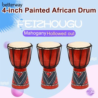 Trống djembe đồ chơi bằng gỗ cỡ 4/6inch
