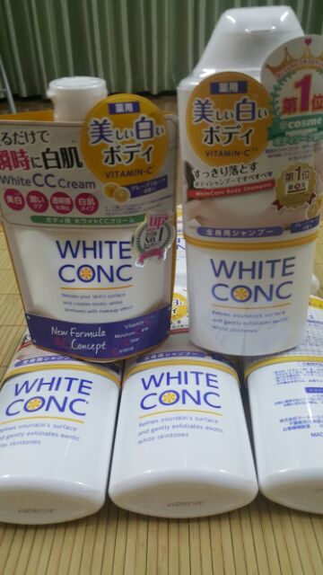 White conc sữa tắm trắng 360ml