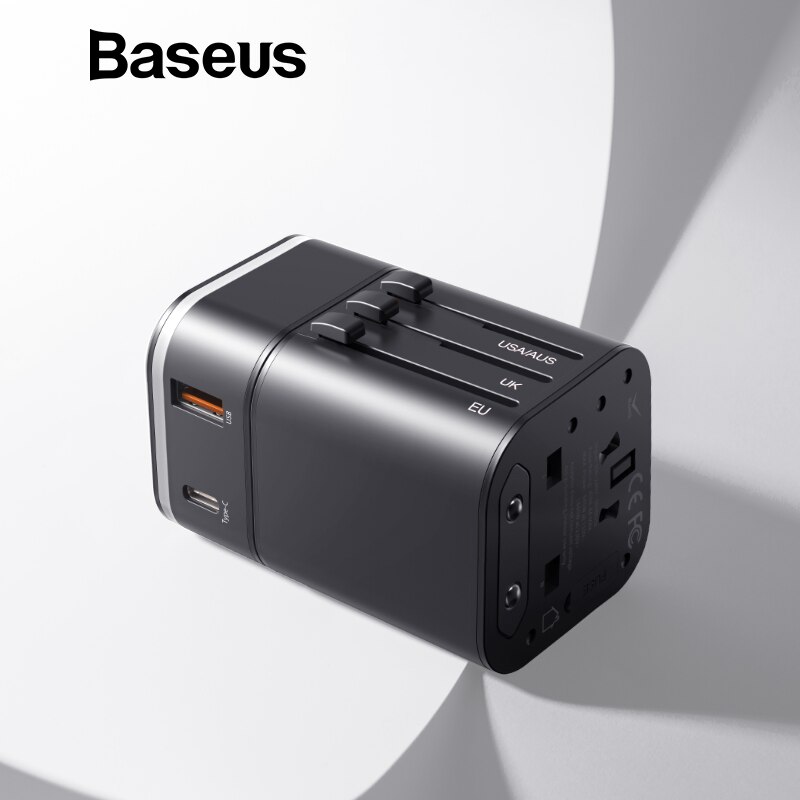 Bộ sạc nhanh du lịch đa năng Baseus Removable 2 in 1 Universal Travel Adapter PPS Quick Charger Edition 18W