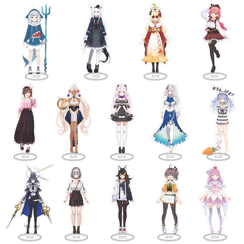 Mô Hình Nhân Vật Hololive Vtuber Usada Pekora Uruha Rushia Hosimati Suisei Trongugami Korone