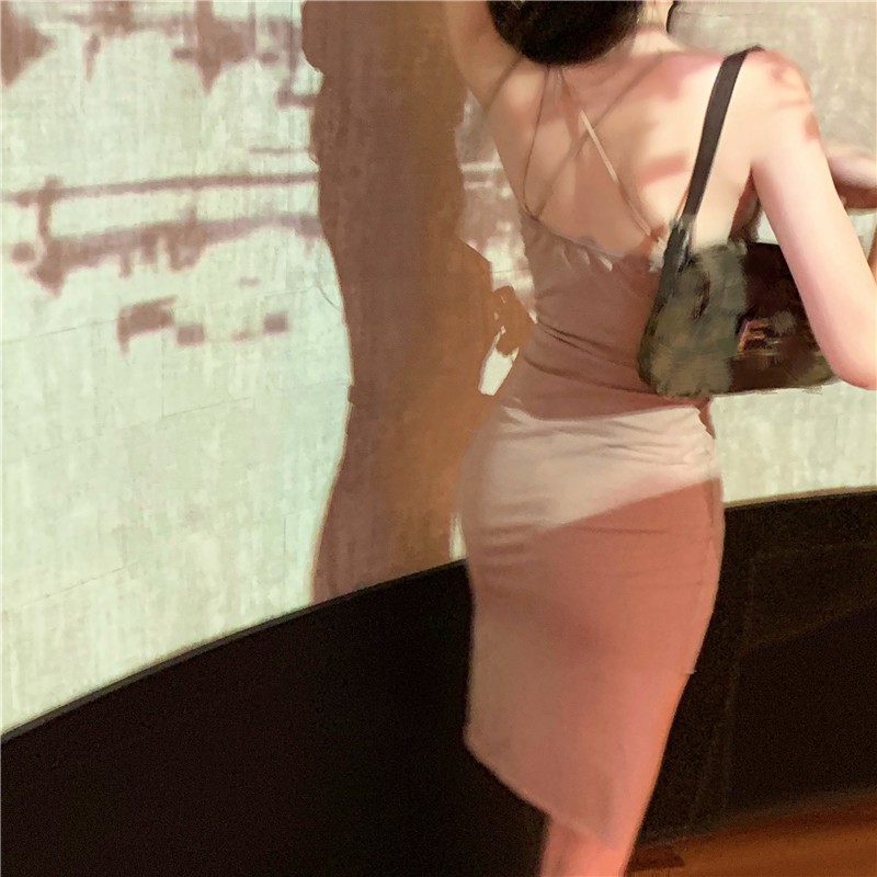 Cocory vn Đầm bút chì hai dây kiểu dáng quyến rũ dành cho phái đẹp | BigBuy360 - bigbuy360.vn