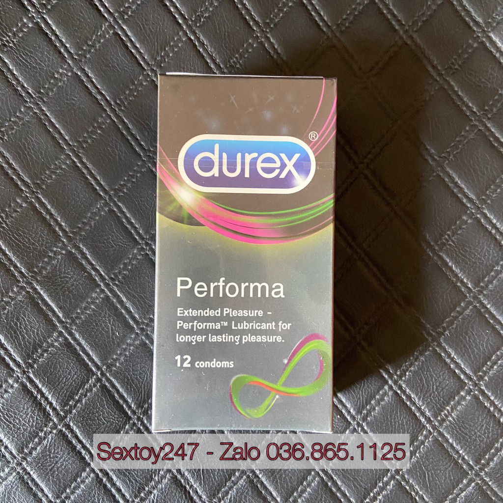 Bao Cao Su Kéo Dài Thời Gian Quan Hệ Durex Performa Hộp 12 Bcs