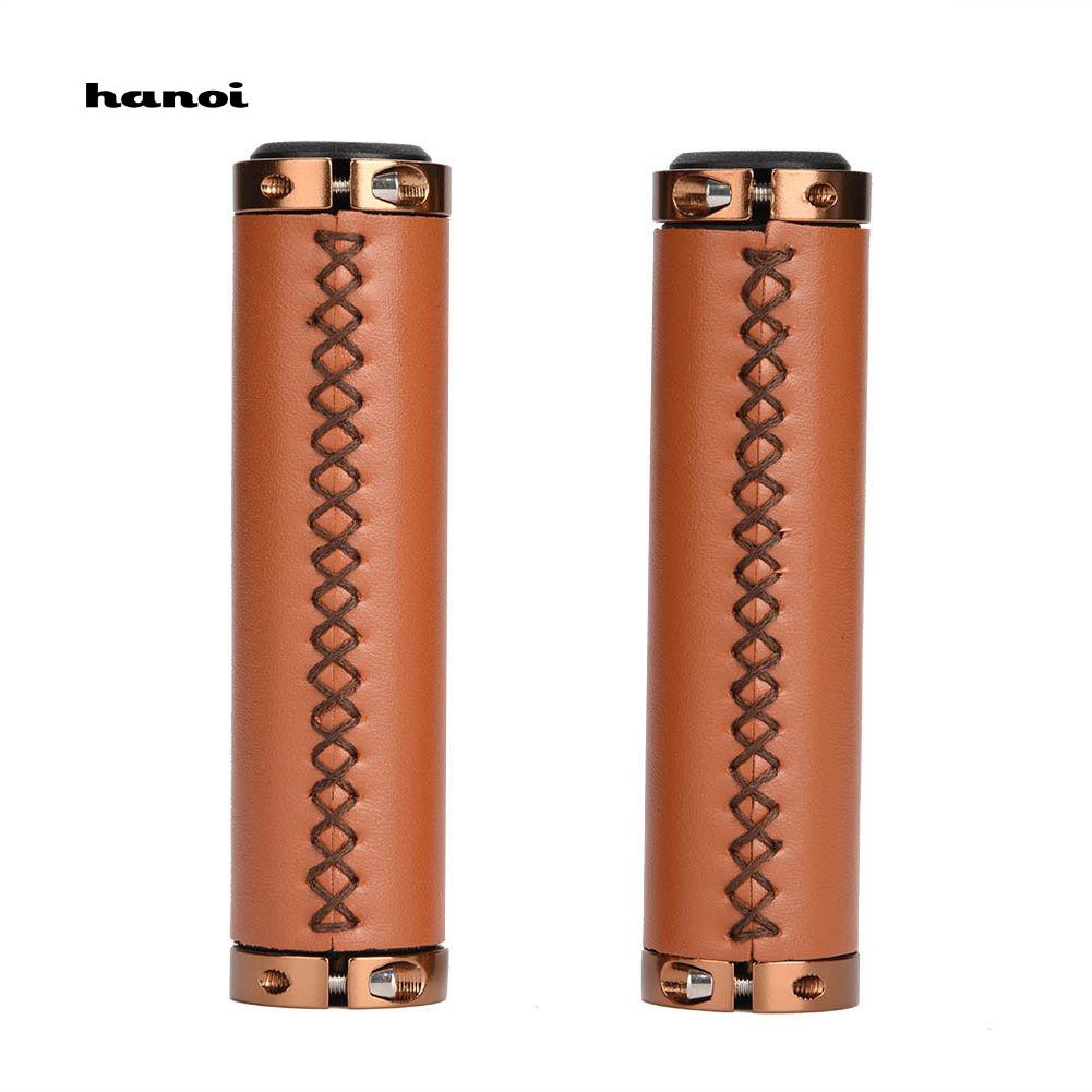 Cặp tay nắm bằng da chống trượt cho xe đạp leo núi