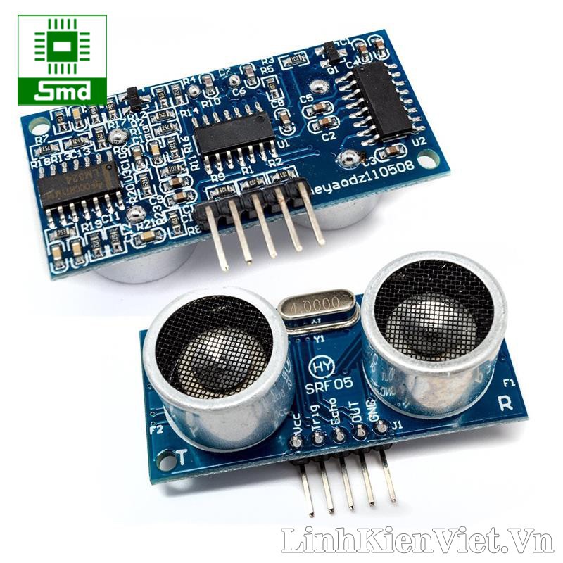 Module HC- SRF-05 mạch cảm biến siêu âm đo khoảng cách 3cm - 3m HC SR 05
