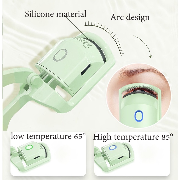 (Giá sỉ)Kẹp Uốn Lông Mi Bằng Điện Hai Mặt Nhiệt Độ Sạc Nhanh Loại c