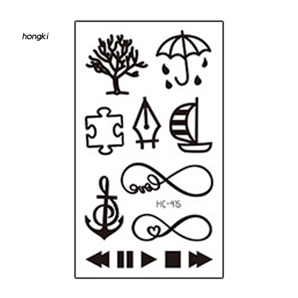 Hình Xăm Dán Tạm Thời Thiết Kế Nhỏ Nhắn Xinh Xắn