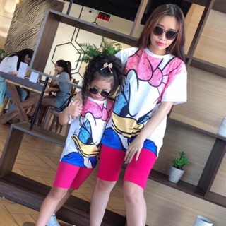 Set vịt to in loang phủ màu mẹ và bé