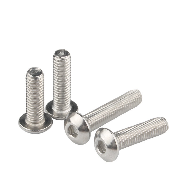 Vít Đầu Lục Giác Tròn Bằng Thép Không Gỉ M5 / M6 / M8 / M10 304 Chuyên Dụng