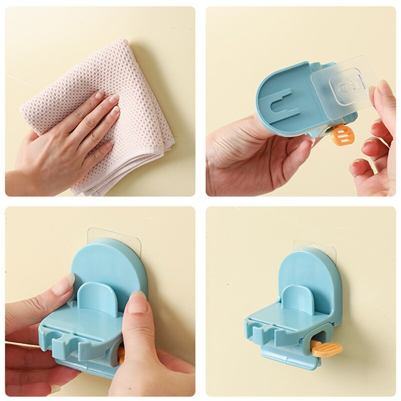 Giá đỡ kem đánh răng 3 trong 1 tiện lợi
