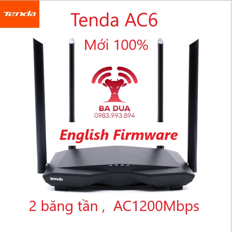 Bộ Phát Wifi Router Wifi Tenda AC23 AC2100 , AC11 AC10 AC5 AC5S AC6 AC7 AC1200 , F6 , AX1803 AX1800
