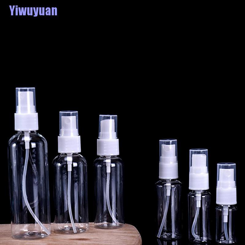 Chai Nhựa Rỗng Trong Suốt Dạng Xịt 30 / 50 / 100ml Chiết Xuất Nước Hoa