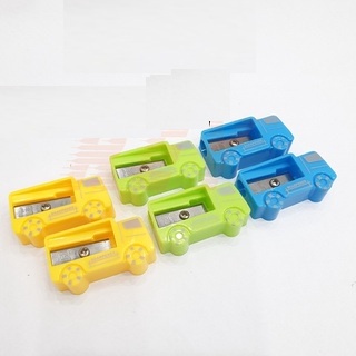 Gọt chì hình Ô tô SP-04 Hồng Hà , Chuốt bút chì hình dễ thương, lưỡi thép sắc bén không gỉ - Soleil Home