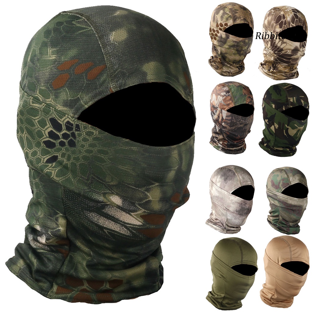 Mũ trùm đầu balaclava unisex che phủ mặt và toàn bộ gương mặt in họa tiết