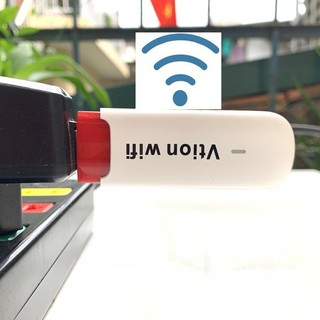 Usb dcom phát wifi từ sim 3g /4g vtion chính hãng huawei lắp sim là chạy