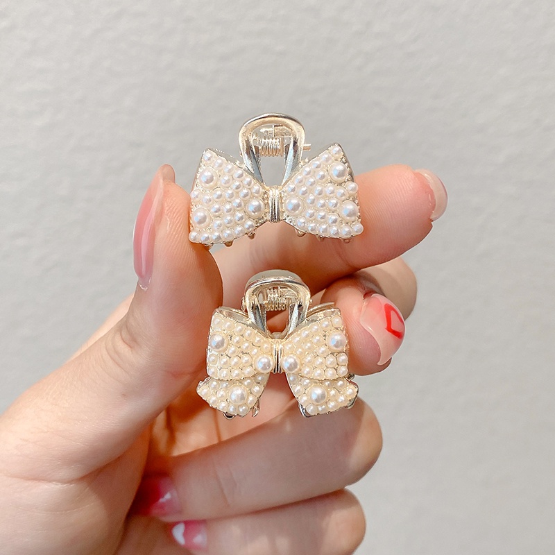 Kẹp Tóc Đính Ngọc Trai Nhân Tạo Phong Cách Thời Trang Hàn Quốc