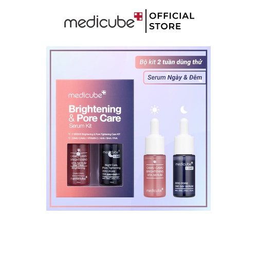Set dưỡng da Mini Brightening & Pore Care Serum Kit