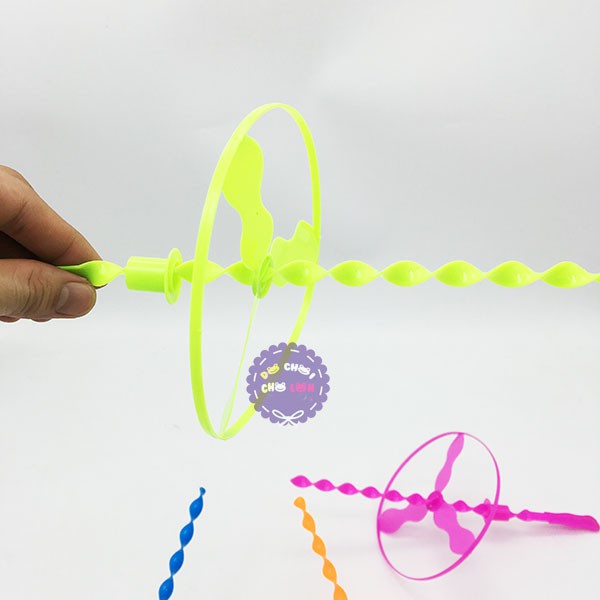 Bộ đồ chơi 4 cây chong chóng rút 3 cánh bằng nhựa