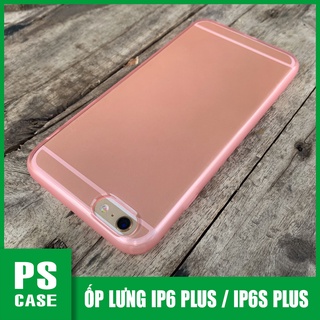 Ốp lưng dẻo hồng mờ chống sốc cao cấp dành cho iPhone 6 Plus / iPhone 6s Plus - PS Case phân phối