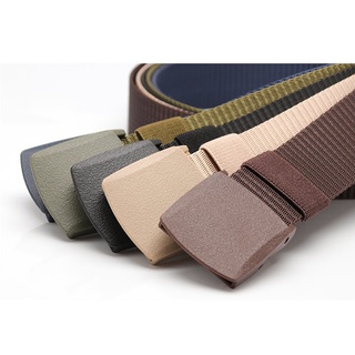 Dây thắt lưng  thời trang nam mặt nhựa dây nylon