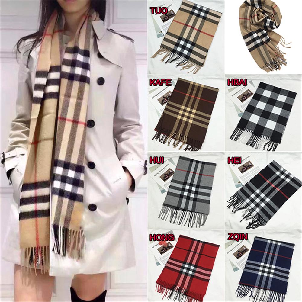 Khăn choàng cổ len sọc ca rô