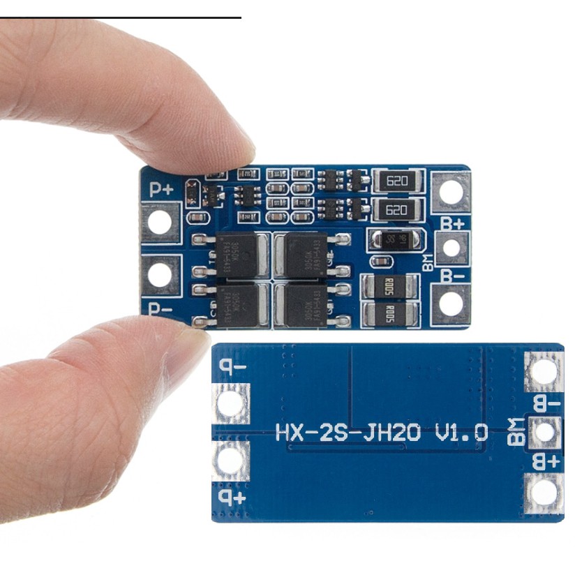 Mạch 2S 8.4V 20A sạc cân bằng và bảo vệ pin li-ion
