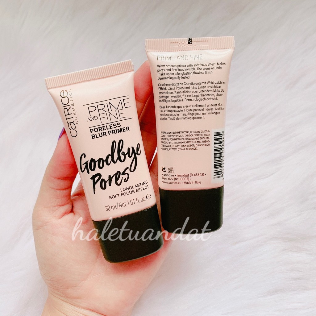 KEM LÓT CATRICE PRIME &amp; FINE GOODBYE PORES 30ML