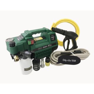 Máy Rửa Xe ZUKUI- RS3 chỉnh áp tặng kèm bình xà phòng , bột rửa xe ,dây áp lực  đến  15M , 30Mmét