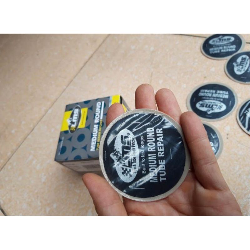 Hộp 20 miếng vá lốp ô tô, xe máy LMS Medium Round