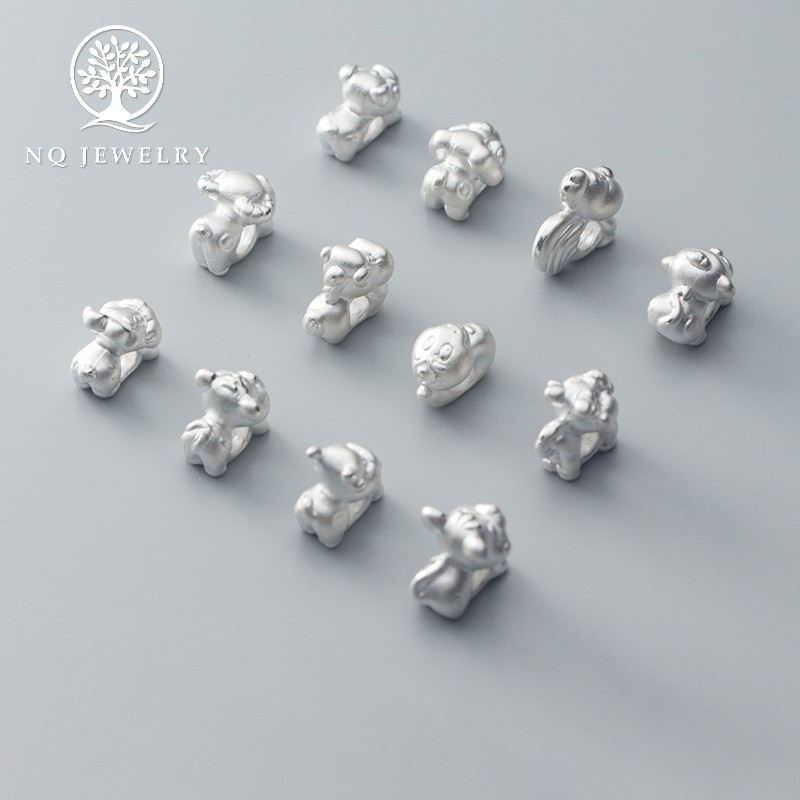 Charm bạc cung hoàng đạo 12 con giáp - NQ Jewelry