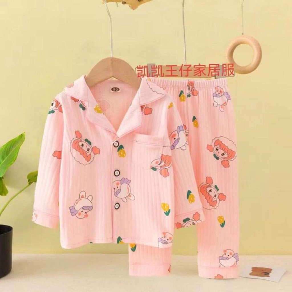 Bộ pijama bé gái từ 10-40kg