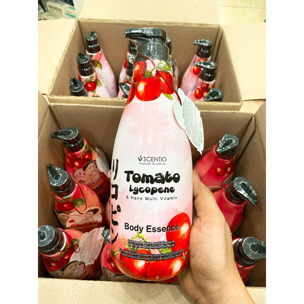 Sữa Tắm - Dưỡng Thể Cà Chua Trắng Da Scentio Tomato Thái Lan 700ml