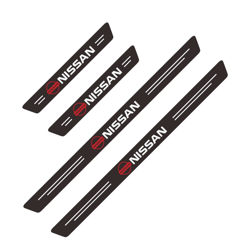 Set 4 miếng dán bảo vệ cửa xe ô tô Nissan Sunny Xtrail Navara Gtr Livina Terra Skyline