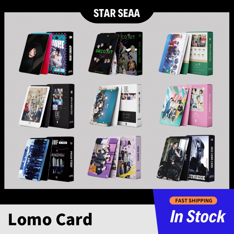 【BTS】Set 54 LOMO CARD bts Tấm Thẻ Ảnh LOMO Nhóm Nhạc MOTS7 Dynamin BE Sowoozoo 7Fates JUNGKOOK PROOF JHOPE BTS FESTA