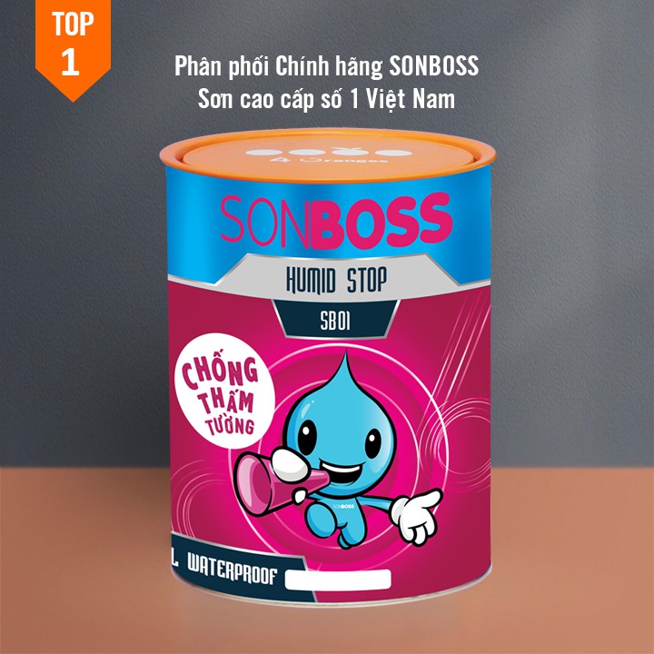 Sơn Chống Thấm Tường Pha Màu SB01 4L