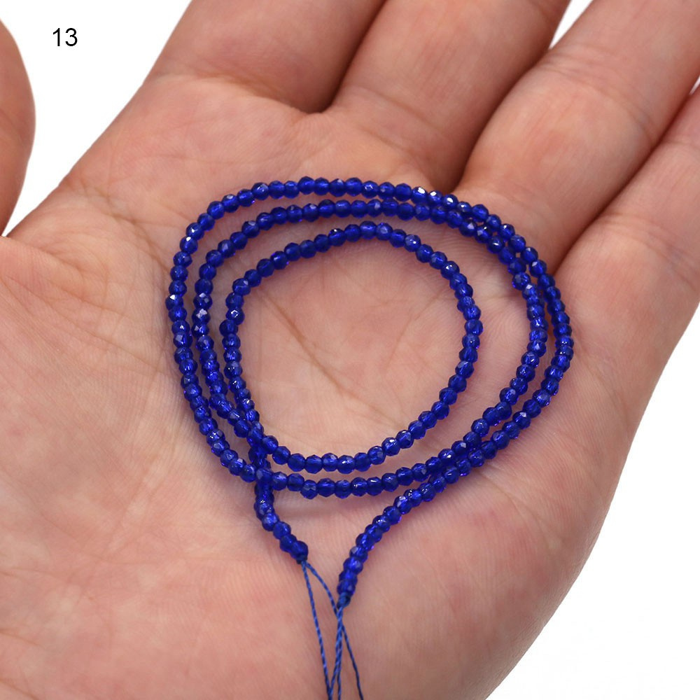 Hạt Ngọc Hồng Lựu Tự Nhiên 2mm 13 Kiểu Dùng Làm Trang Sức DIY|Vòng cổ Thời Trang Dài 38cm|Làm Vòng Tay