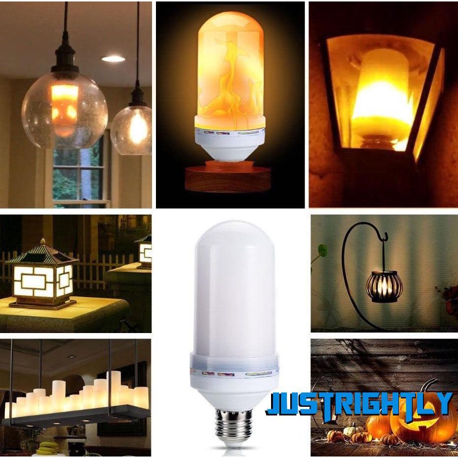 Đèn Led E27 Tạo Hiệu Ứng Ngọn Lửa Trang Trí Giáng Sinh