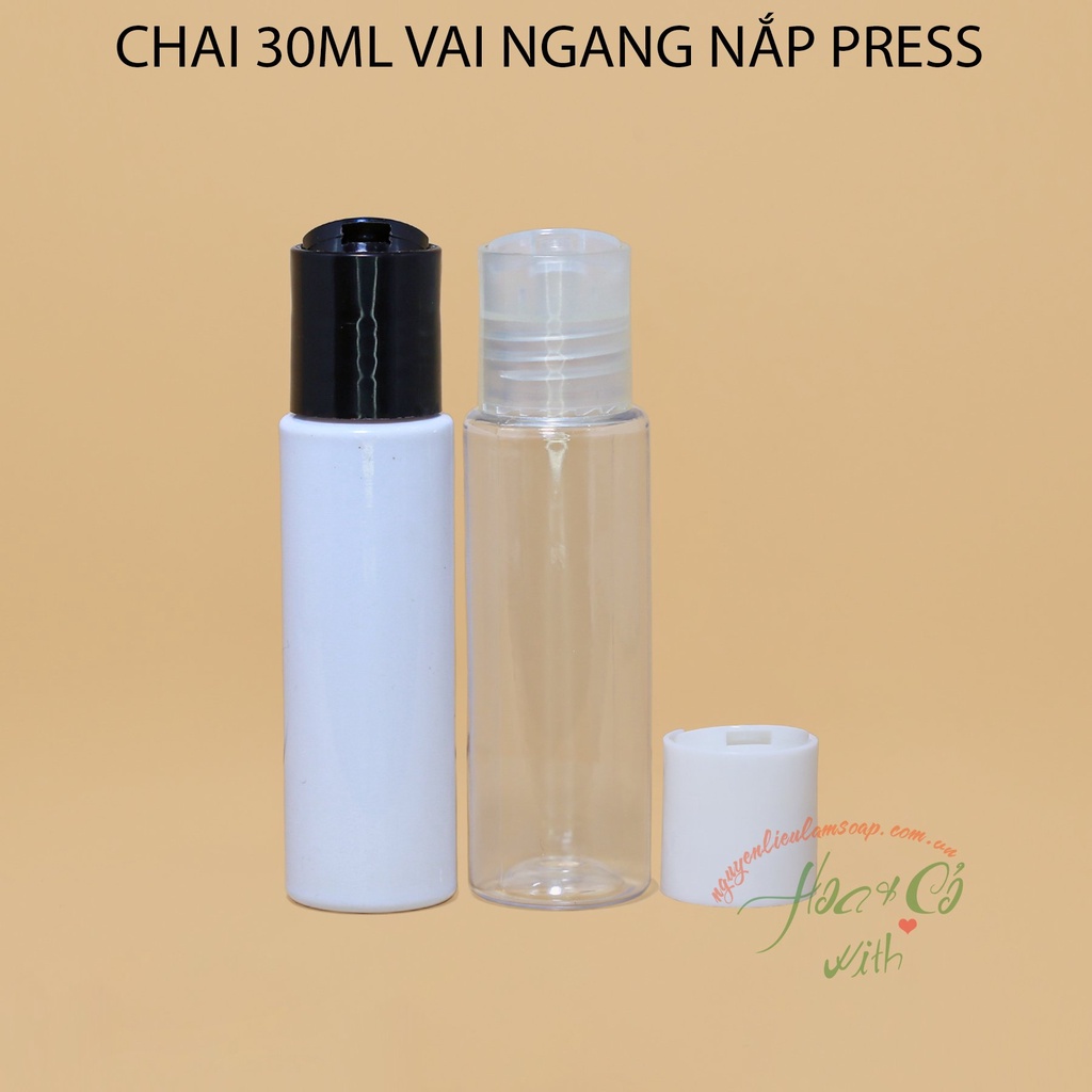 Chai Nhựa 30ml Vai Tròn/Vai Ngang Phi 20