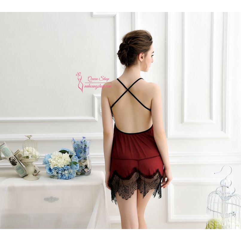Váy ngủ quyến rũ cao cấp VNS310A-đồ ngủ xuyên thấu | BigBuy360 - bigbuy360.vn