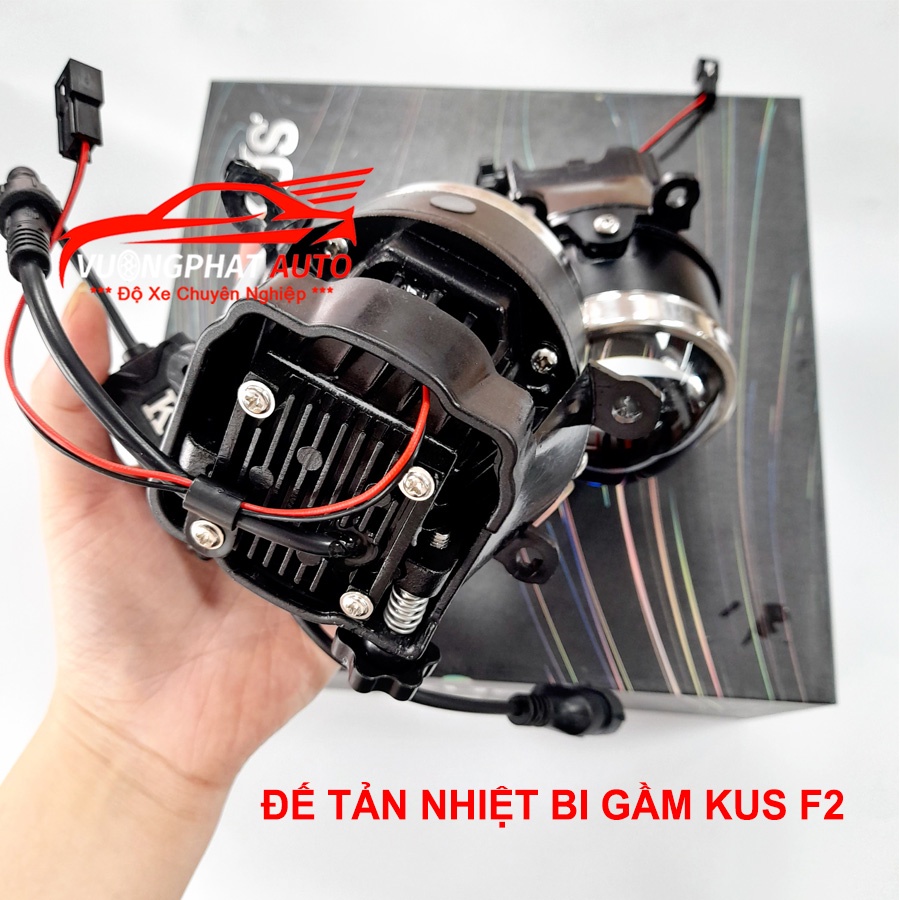 Bi Gầm Ô Tô Kus F2 Pha Cos Laze Siêu Bám Đường, Bi Led Ô Tô Trợ Sáng Phá Sương - Vượng Phát Auto