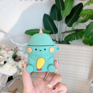 Tai nghe không dây Cartoon Dinosaur Bluetooth cho Apple Airpods
