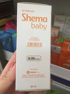 Shema Baby cho bé hết hăm, hết rôm sảy