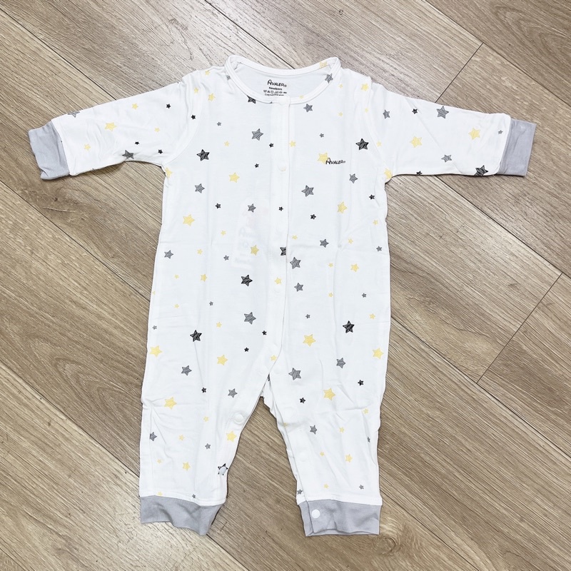 Bộ body dài  AVALER  vải mỏng sợi tre bamboo bé sơ sinh