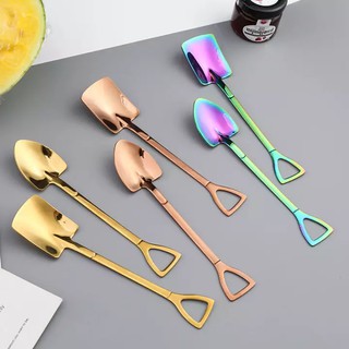 Muỗng Xúc Cà Phê Bằng Thép Không Gỉ 304 Hình Xẻng