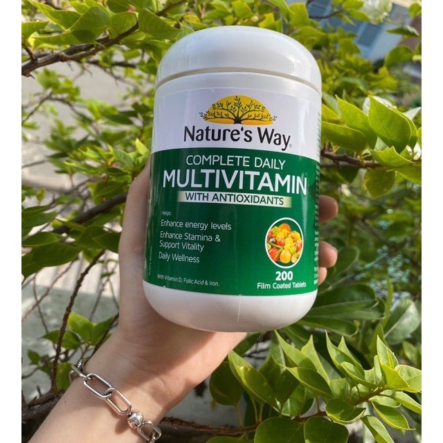 Vitamin Tổng Hợp Tảo Biển Nature’s Way Complete Daily Multivitamin 200 Viên