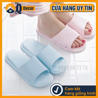 Dép Đi Trong Nhà, Dép Đi trong Nhà Tắm, Chất liệu cao su non cao cấp siêu mềm êm chân _Qdecor