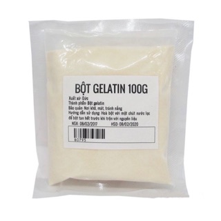 Bột gelatin 100g