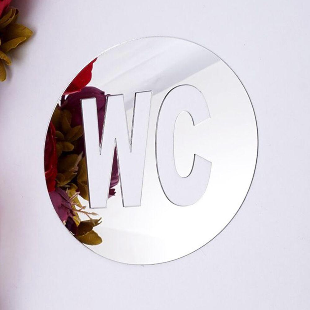 Miếng Dán Cửa Nhà Tắm Bằng Acrylic Tráng Gương Sang Trọng