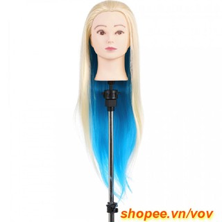 Bộ Chân Đỡ Đầu Ken Manocanh Và Kéo Cho Học Viên Tập Cắt Tóc Chính Hãng.